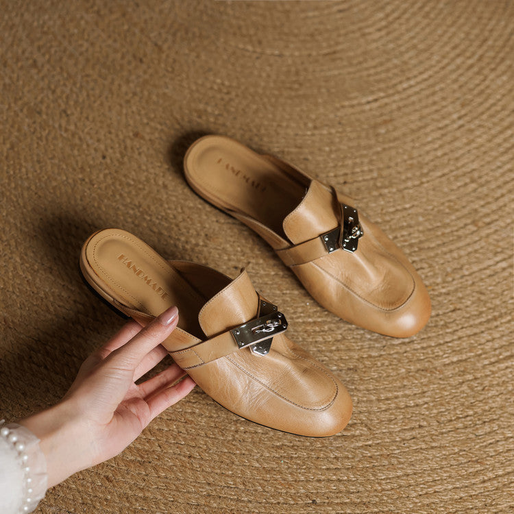 Mariagrazia | Mules Mocassino con Fibbia