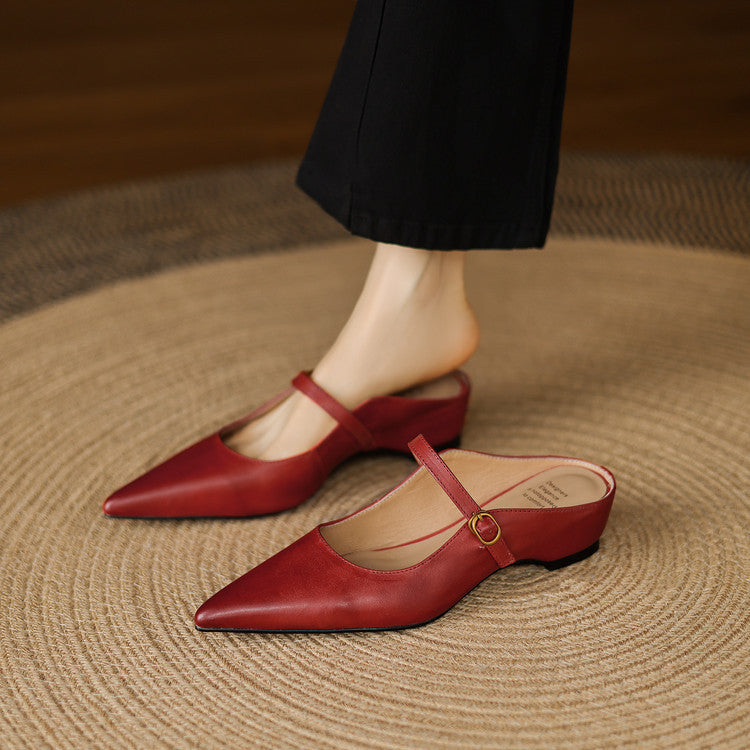 Luna | Mules Mary Jane a Punta