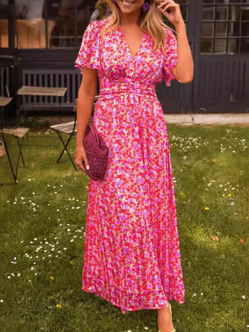 Margherita | Abito Midi Floreale Eleganza Naturale