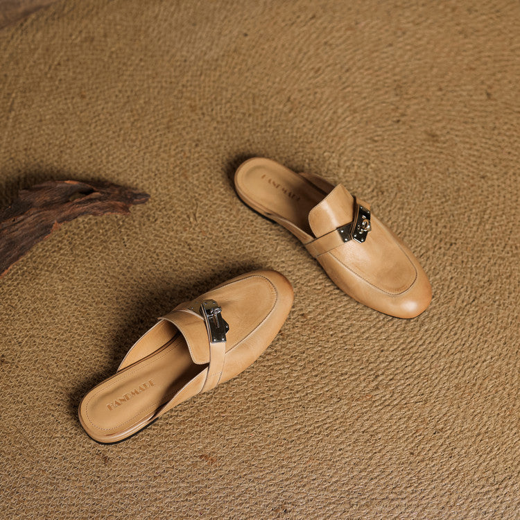 Mariagrazia | Mules Mocassino con Fibbia
