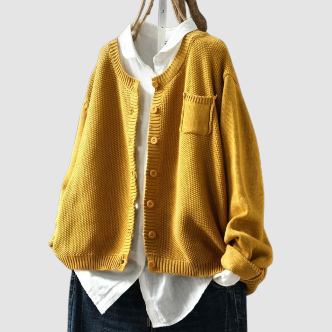 Daisy | Cardigan Morbido con Bottoni