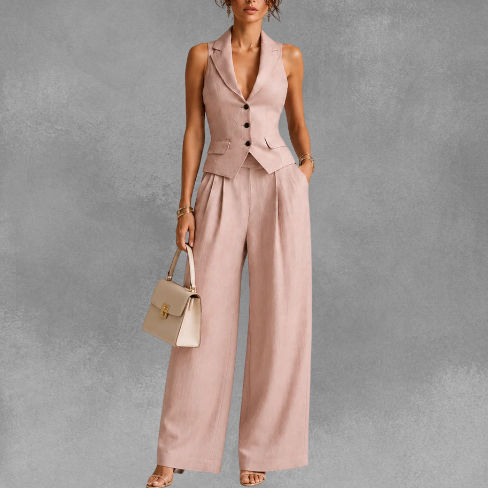 Daniela | Completo Due Pezzi con Gilet Elegante