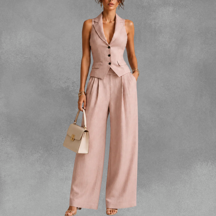 Daniela | Completo Due Pezzi con Gilet Elegante