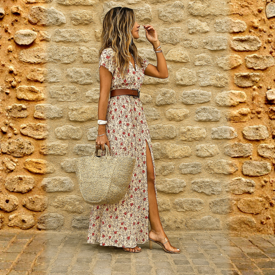 Virginia | Abito Maxi Boho Eleganza Naturale