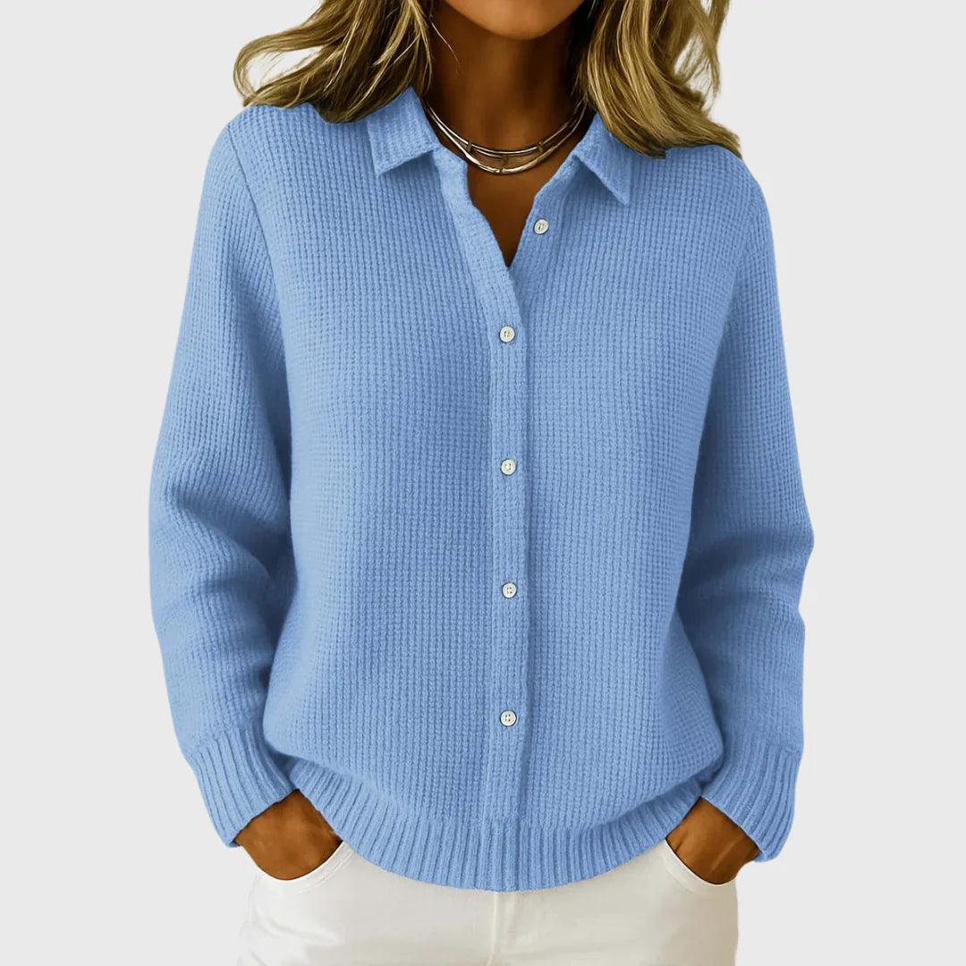 Elena | Cardigan Classico in Maglia Morbida