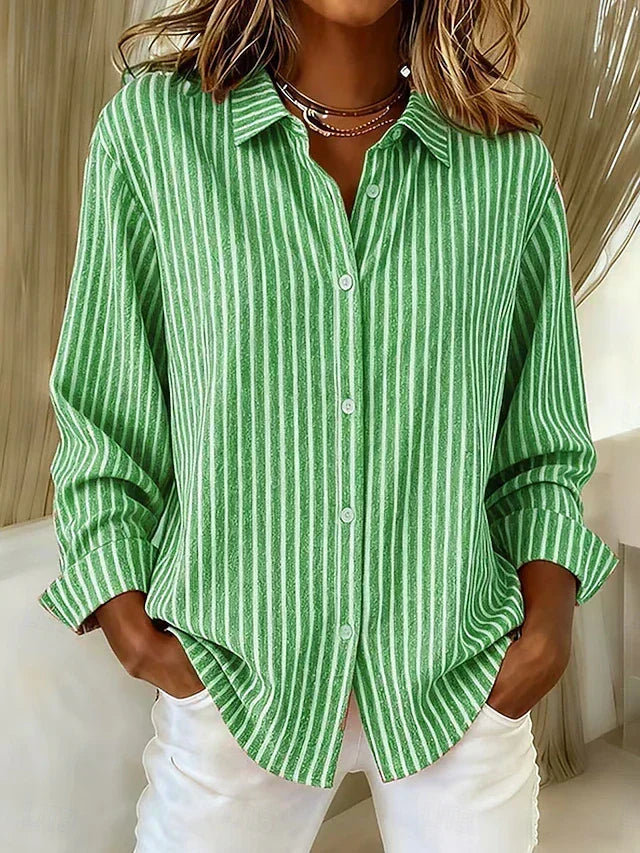 Fiore | Camicia a Righe con Bottoni