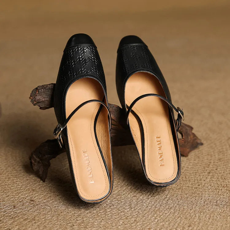 Liana | Mules Mary Jane con Tacco