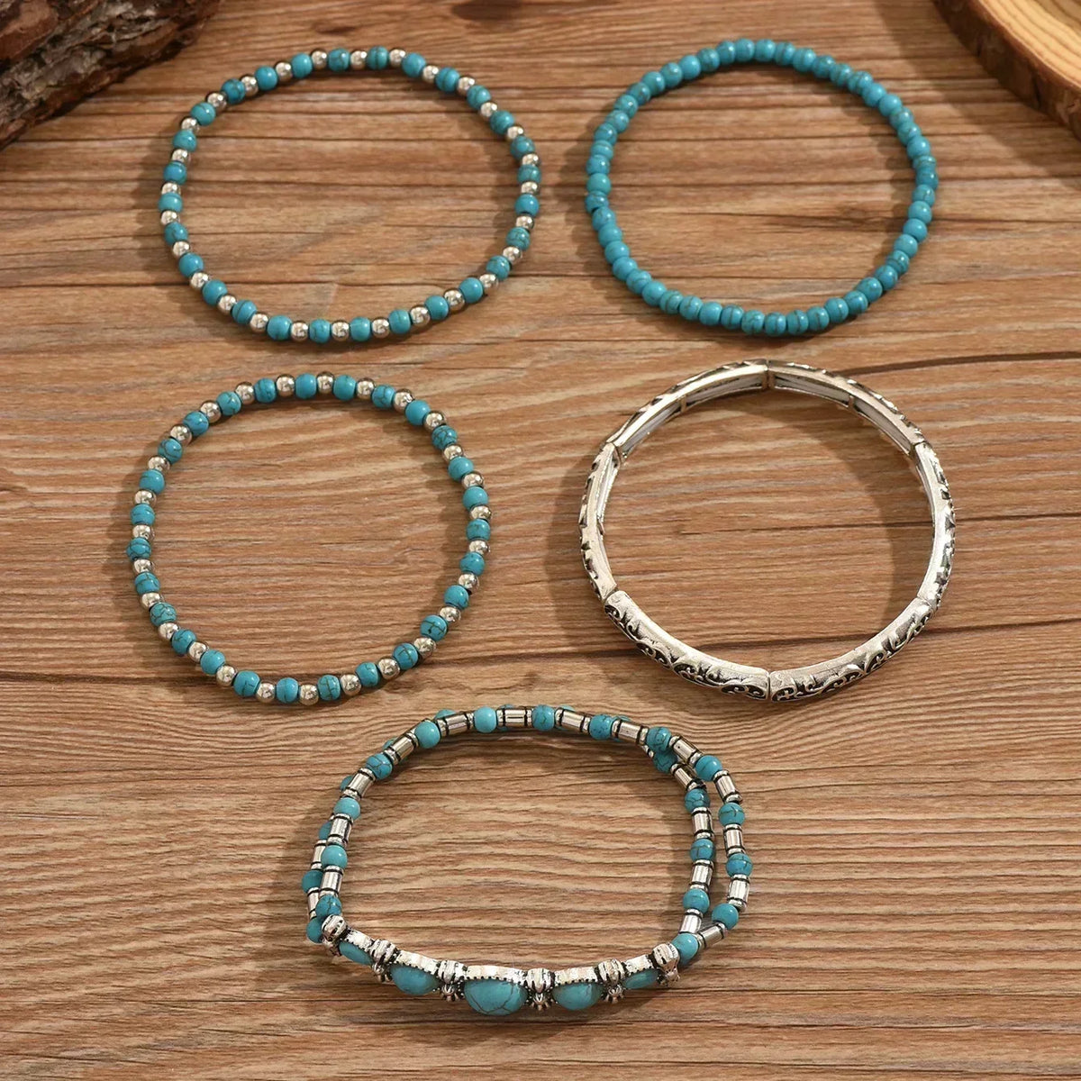 Diane | Set di Bracciali Turchesi