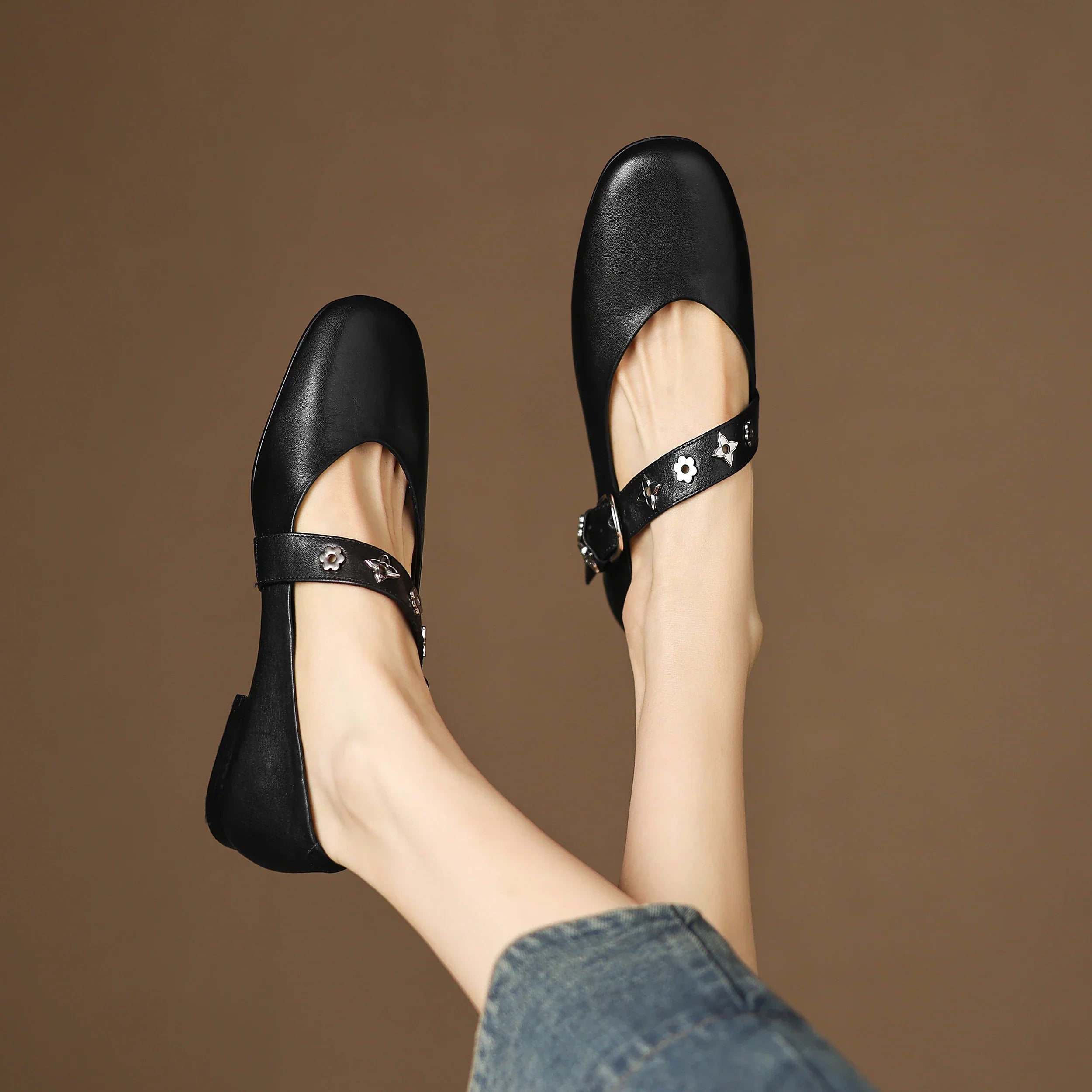 Kylen | Ballerine Mary Jane con Borchie