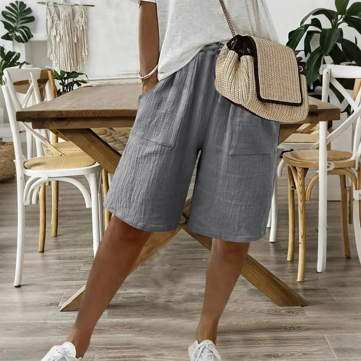 Sienna | Shorts in cotone e lino