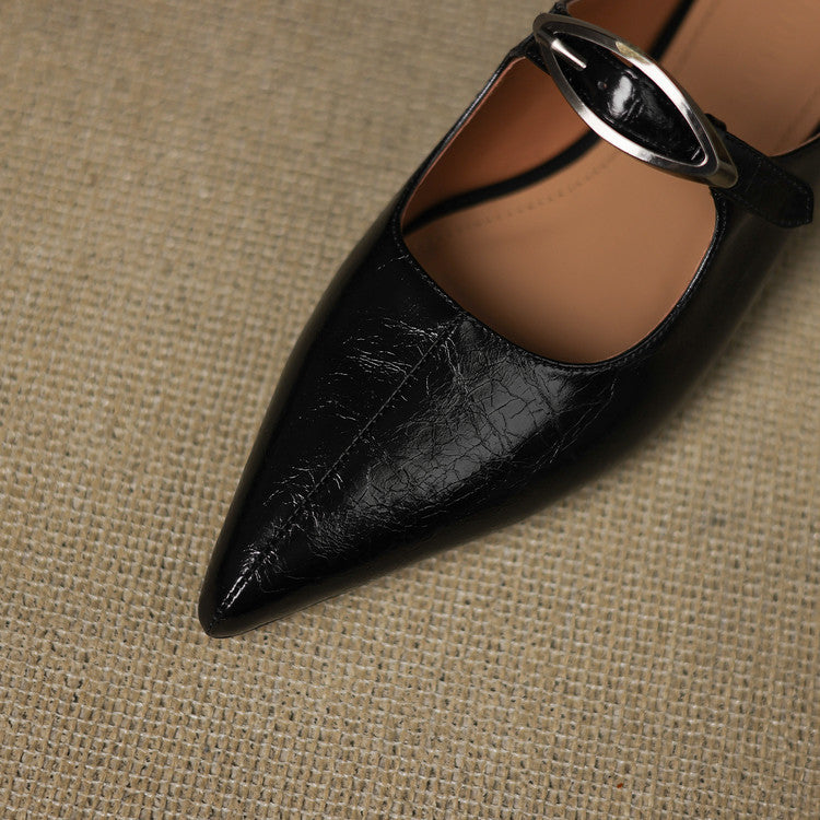 Regine | Mules a Punta con Fibbia