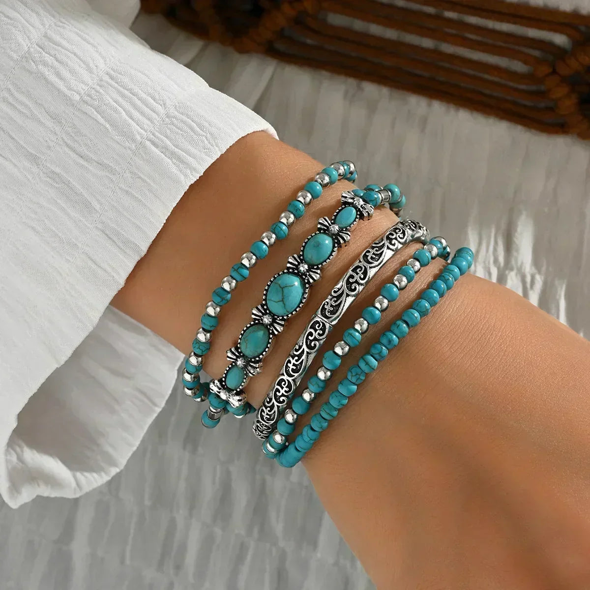 Diane | Set di Bracciali Turchesi