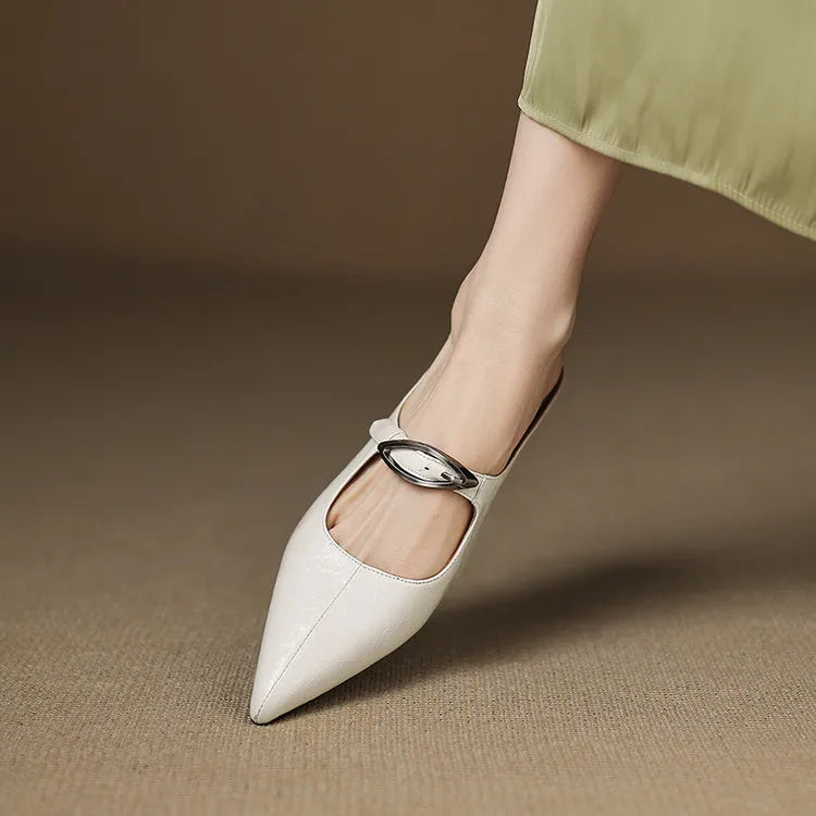 Regine | Mules a Punta con Fibbia