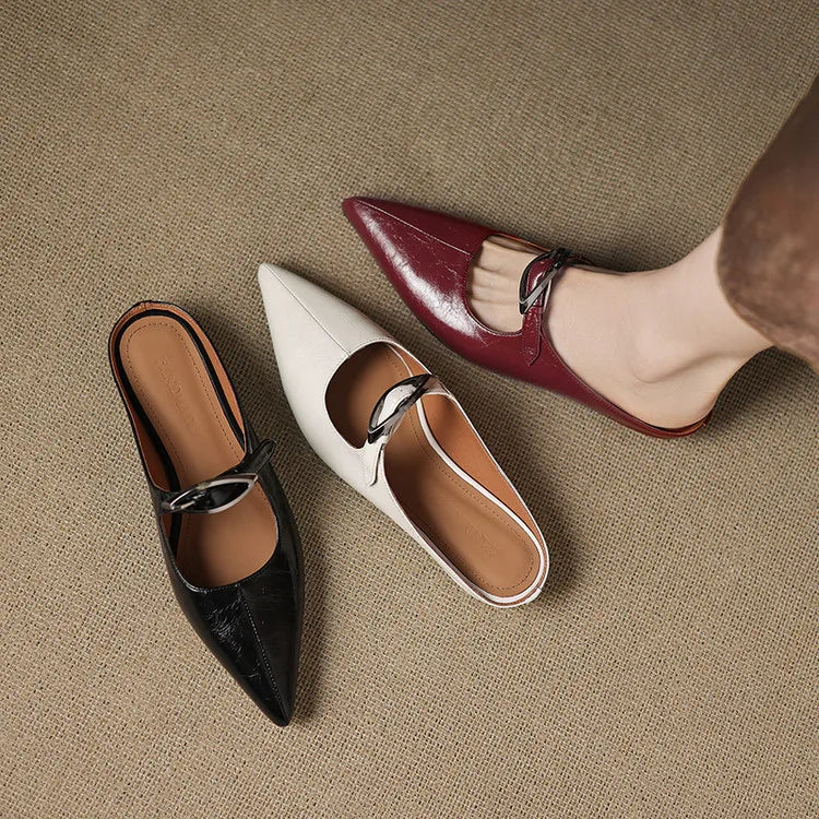 Regine | Mules a Punta con Fibbia