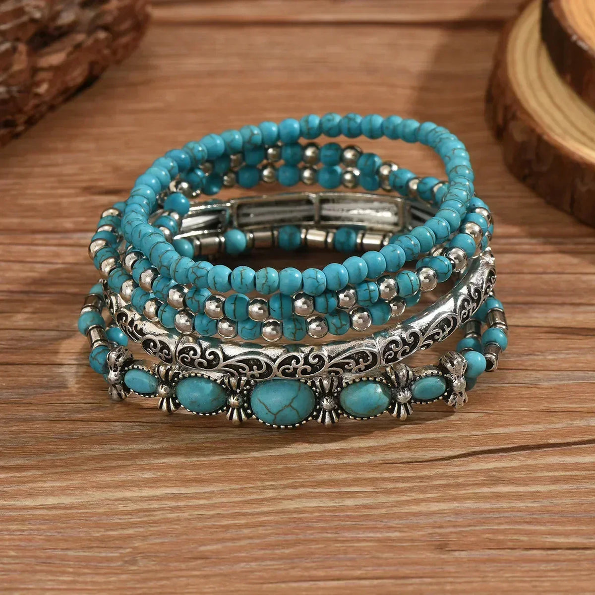 Diane | Set di Bracciali Turchesi