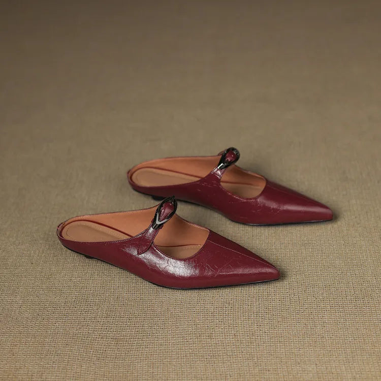 Regine | Mules a Punta con Fibbia