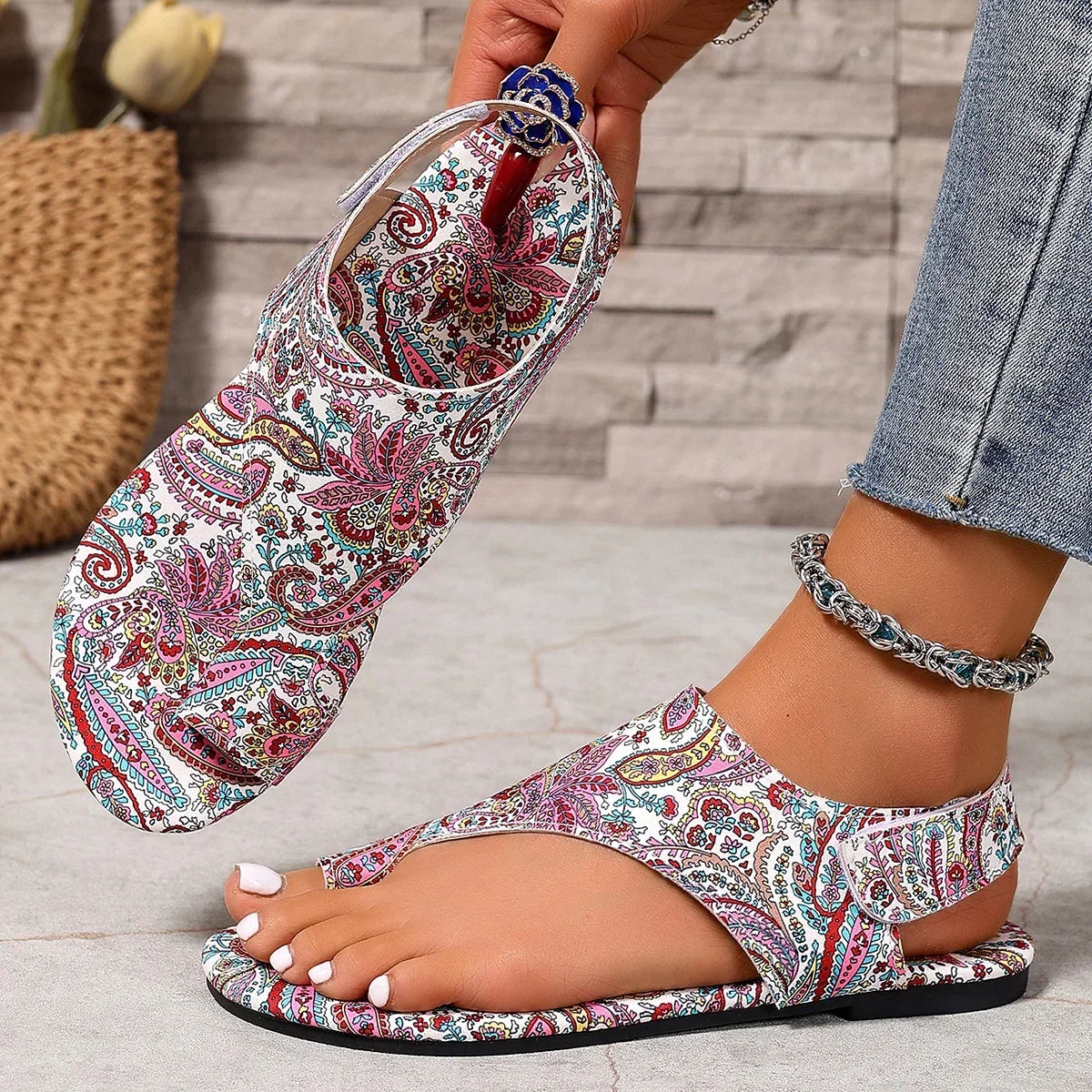 Elvira | Sandali Bassi in Stile Boho
