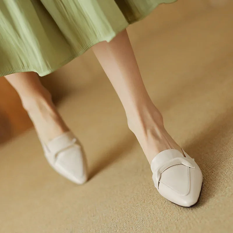 Marcella | Mules a Punta con Fiocco