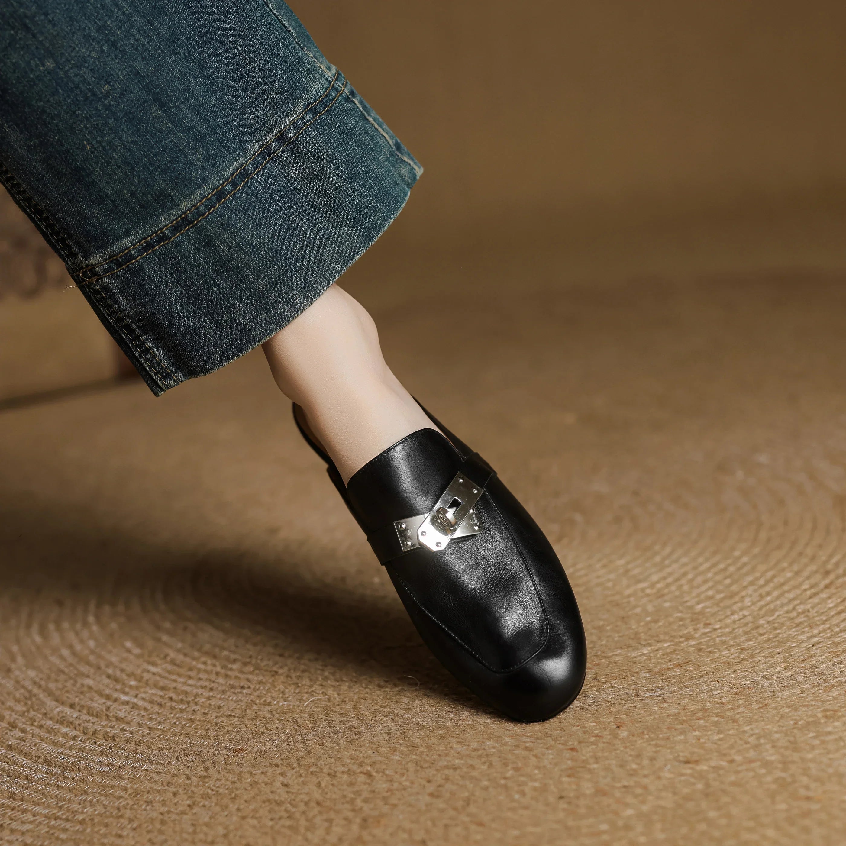 Mariagrazia | Mules Mocassino con Fibbia