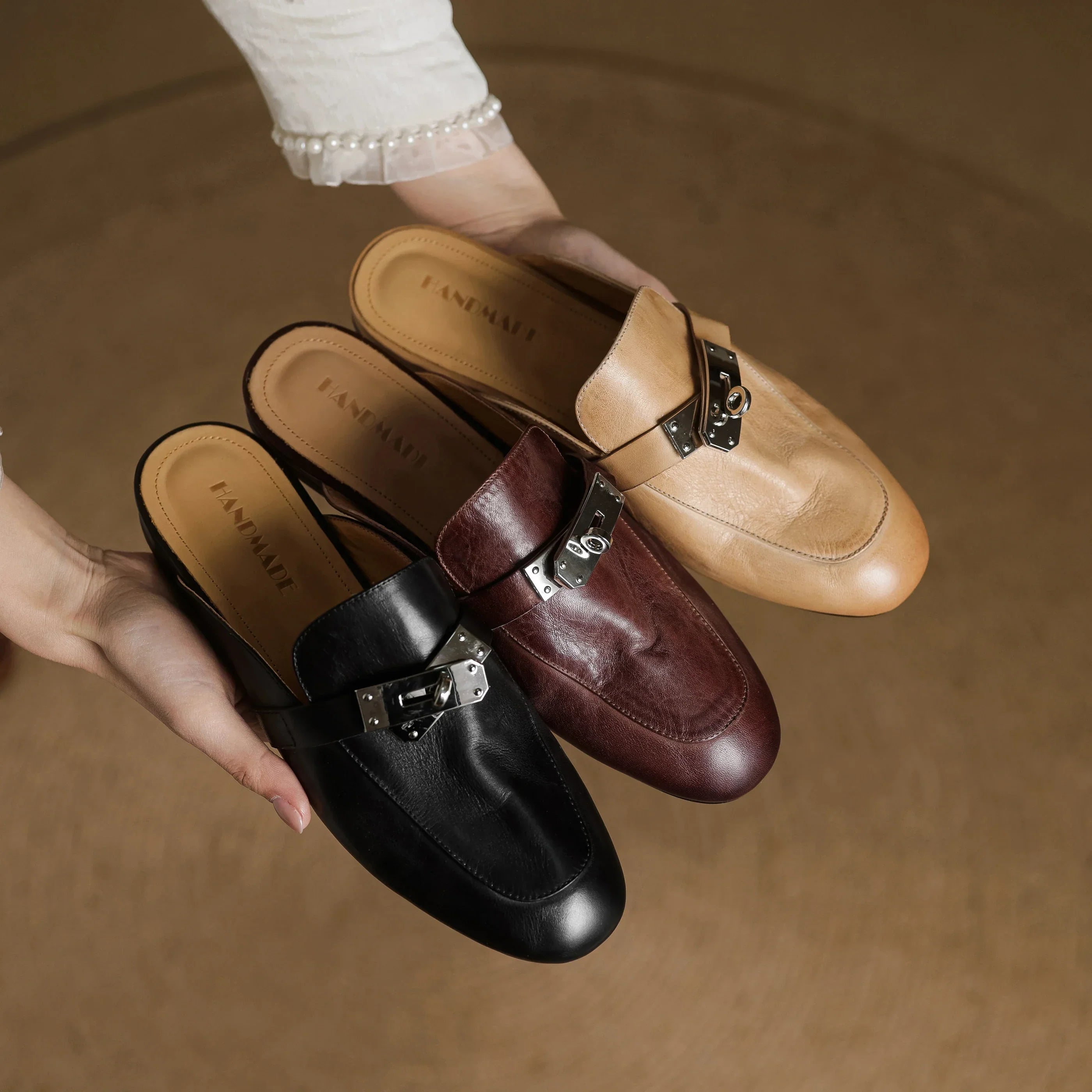 Mariagrazia | Mules Mocassino con Fibbia
