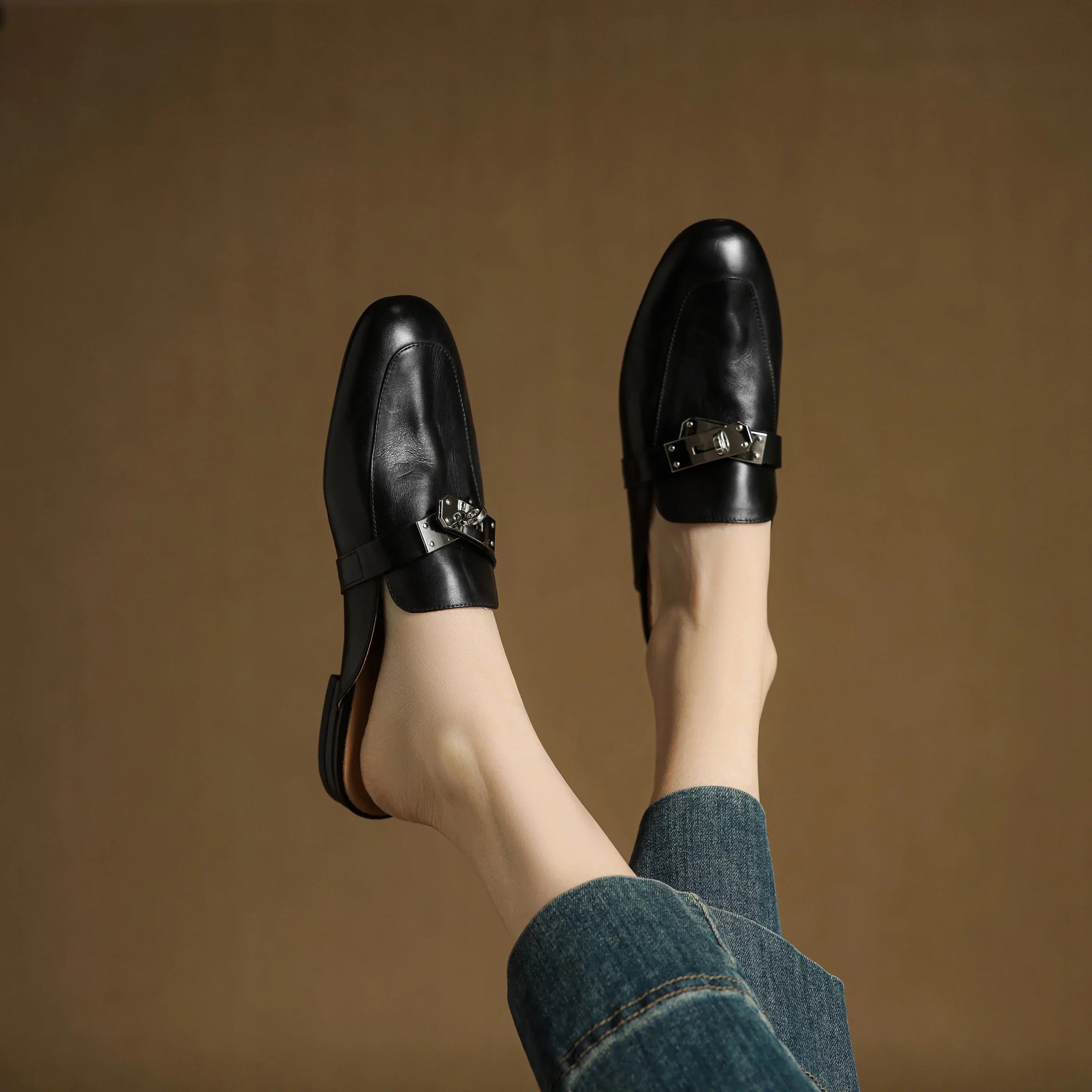 Mariagrazia | Mules Mocassino con Fibbia