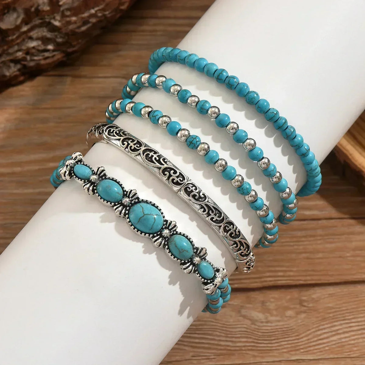 Diane | Set di Bracciali Turchesi