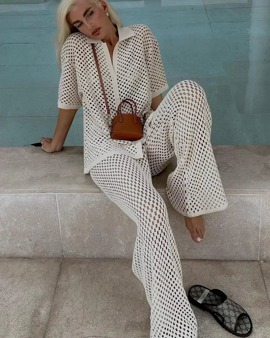 Veneranda | Completo Due Pezzi in Crochet