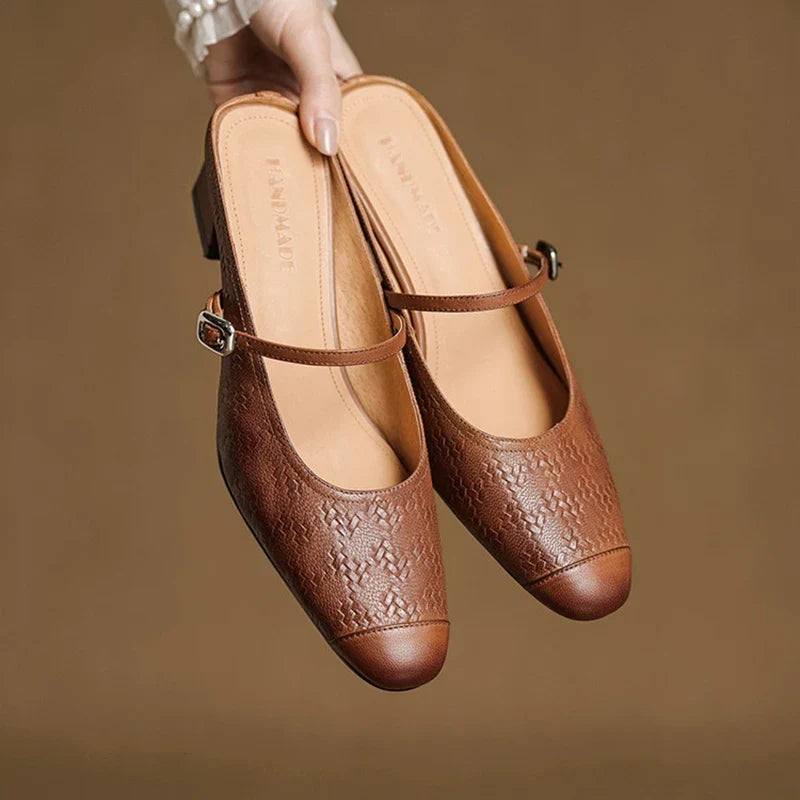 Liana | Mules Mary Jane con Tacco