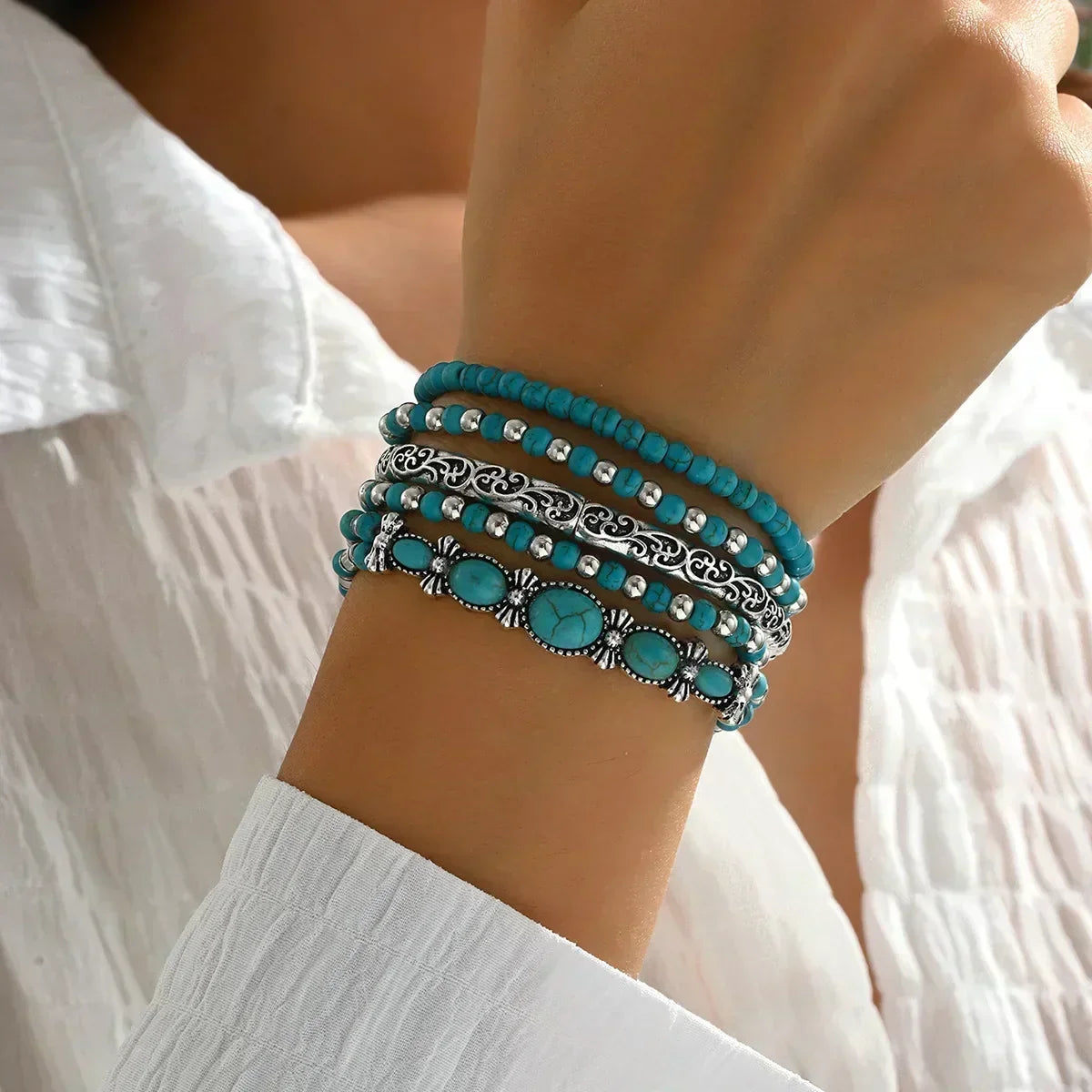 Diane | Set di Bracciali Turchesi