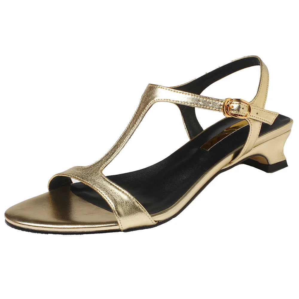 Isadora | Sandali Eleganti in Pelle con Tacco