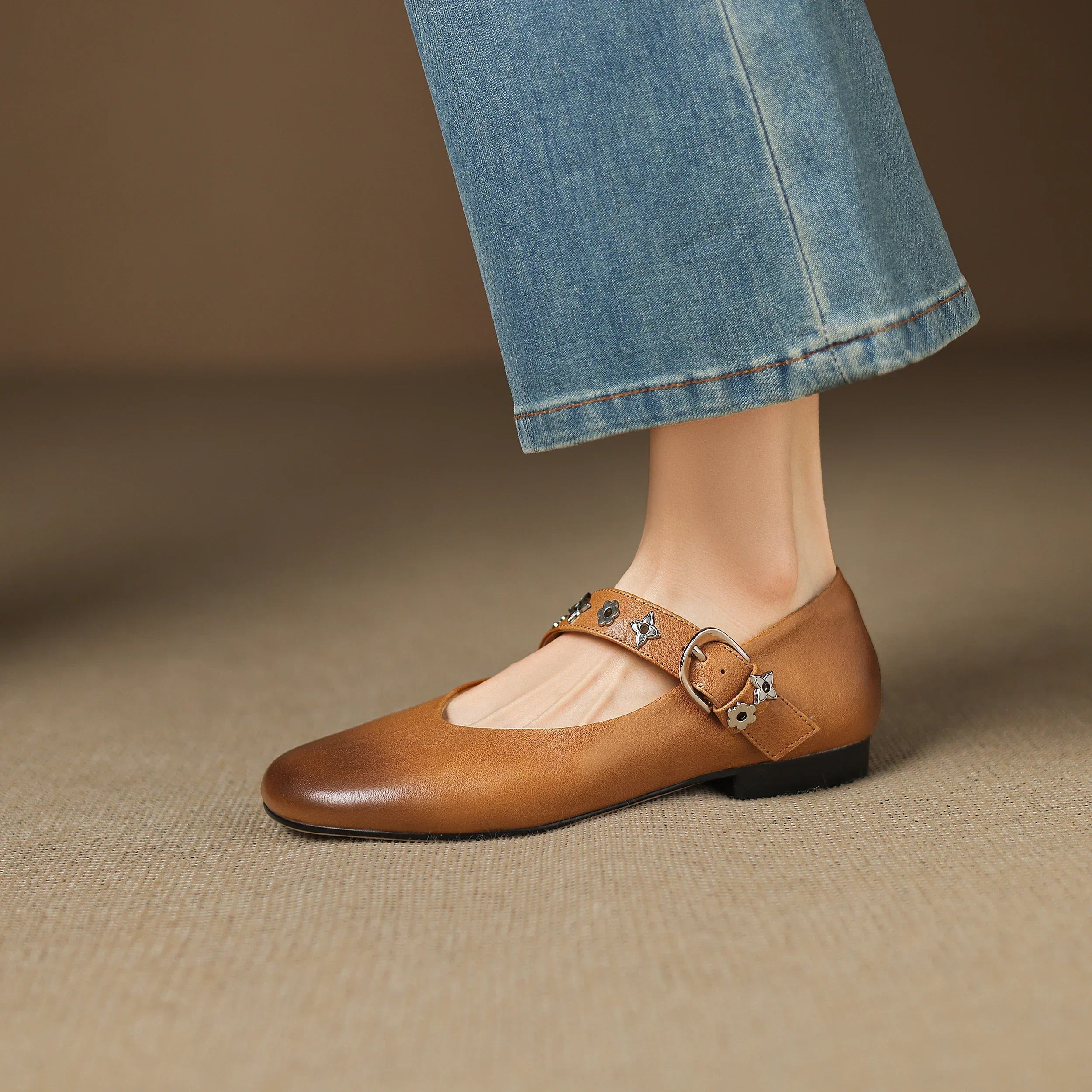 Kylen | Ballerine Mary Jane con Borchie