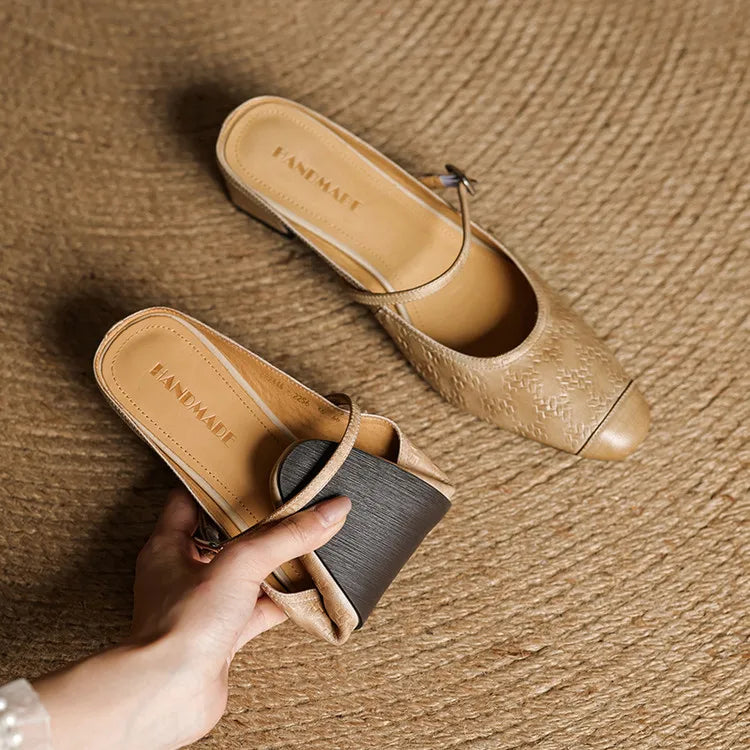 Liana | Mules Mary Jane con Tacco
