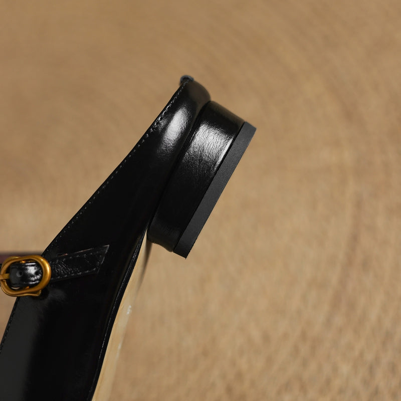 Riza | Mules Intrecciate con Cinturino