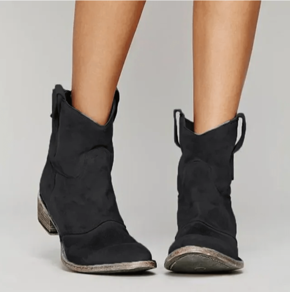 Virginia | Stivaletti in Camoscio dallo Stile Western