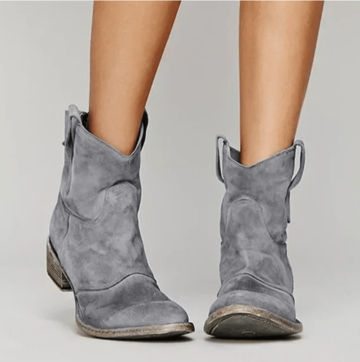 Virginia | Stivaletti in Camoscio dallo Stile Western