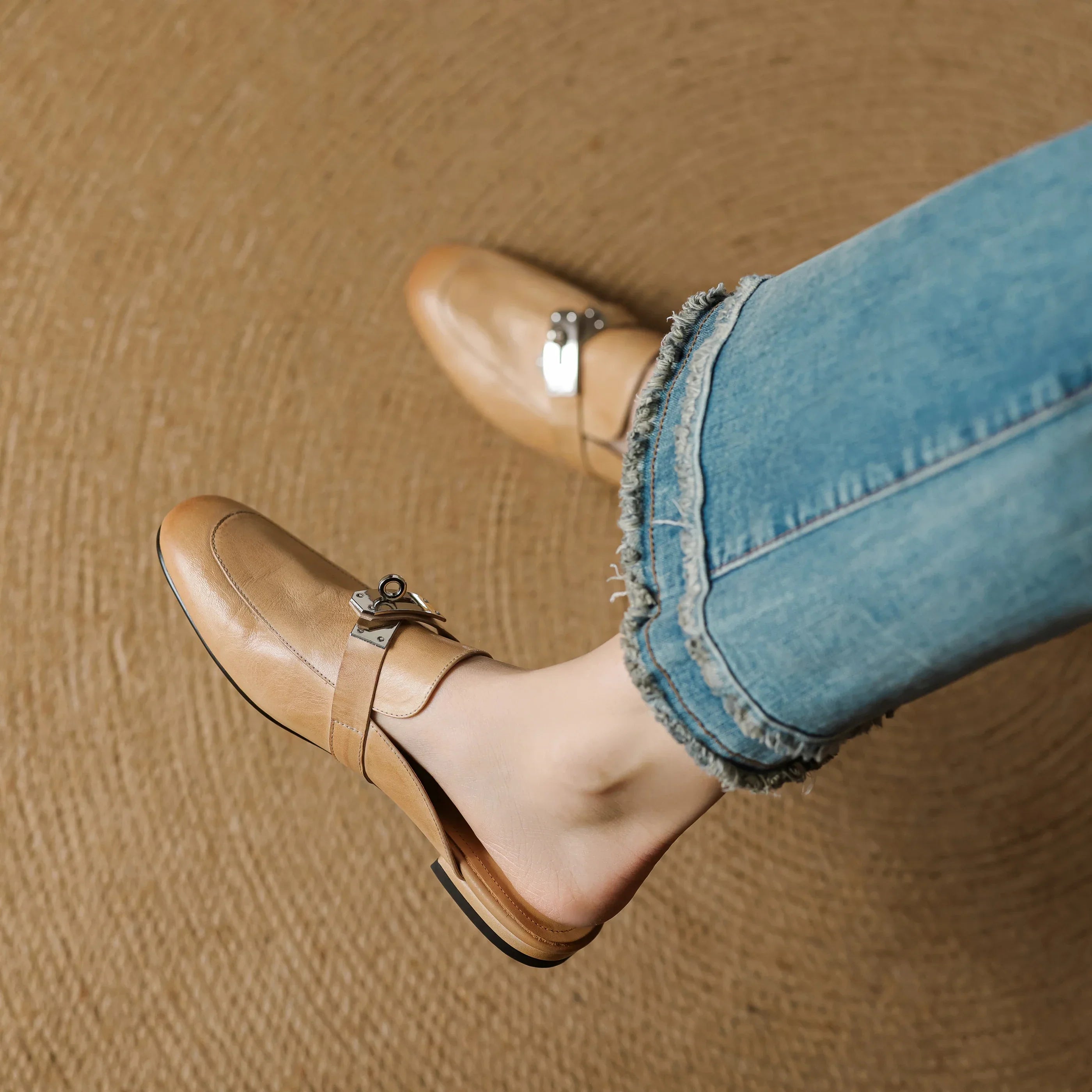 Mariagrazia | Mules Mocassino con Fibbia