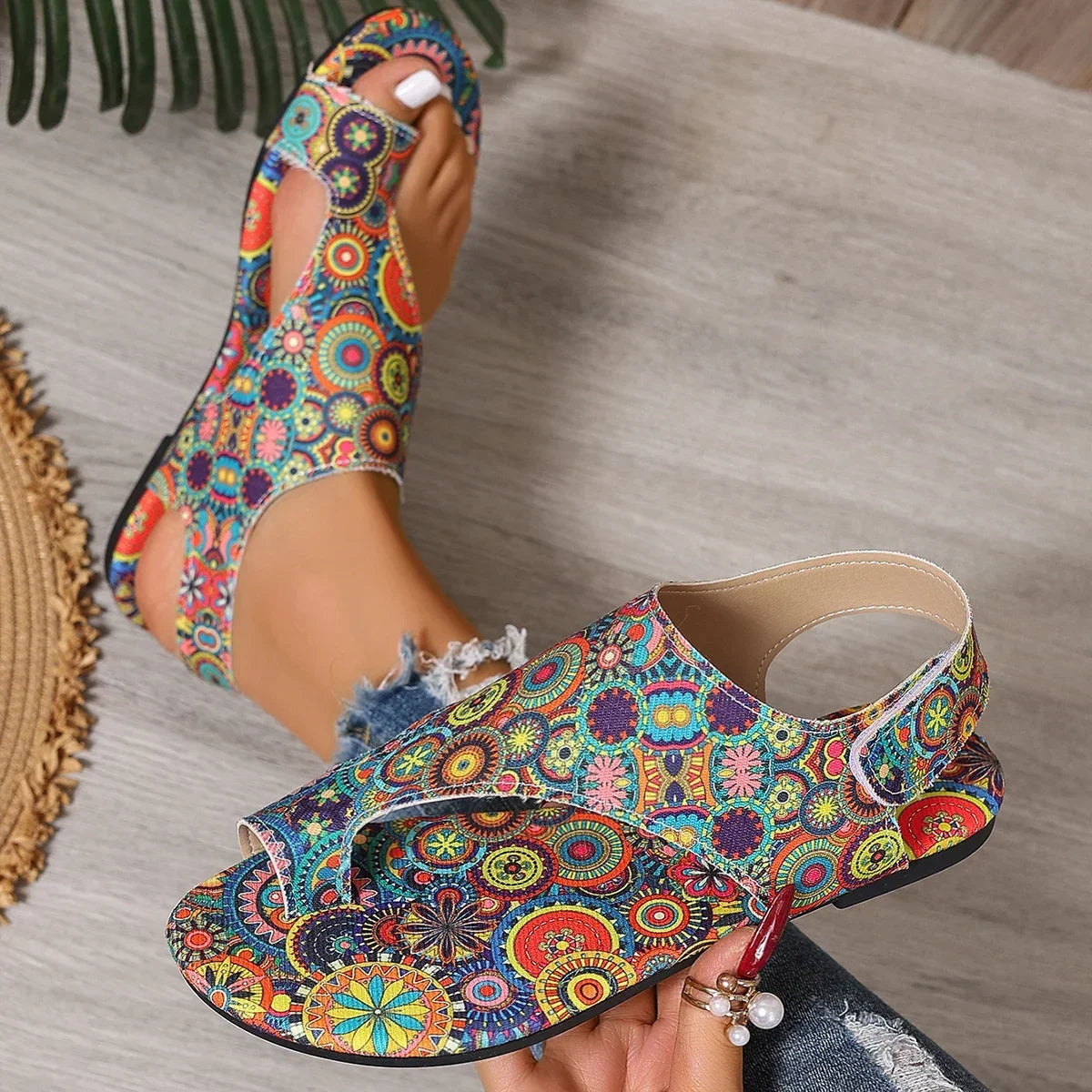Elvira | Sandali Bassi in Stile Boho