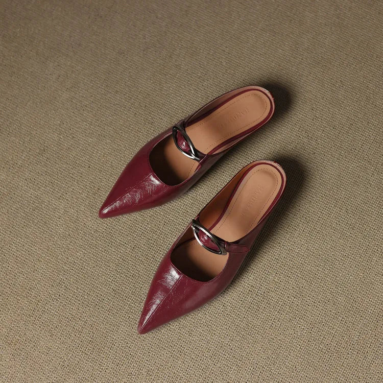 Regine | Mules a Punta con Fibbia