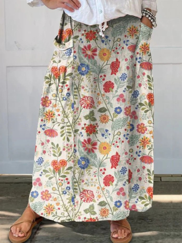 Zelinda | Gonna Maxi Floreale
