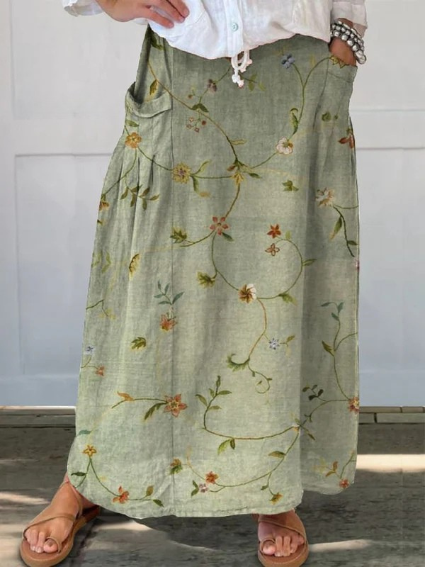 Adina | Gonna Maxi Botanica