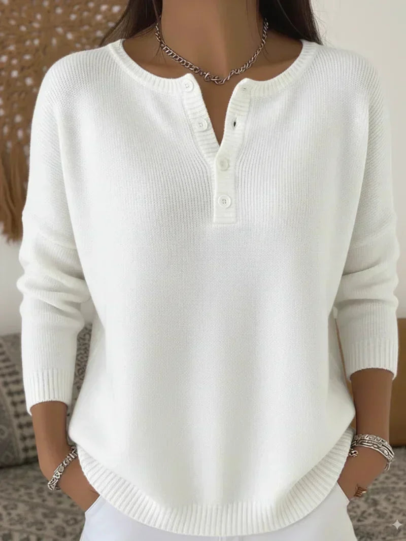 Celestina | Maglione Henley con Bottoni
