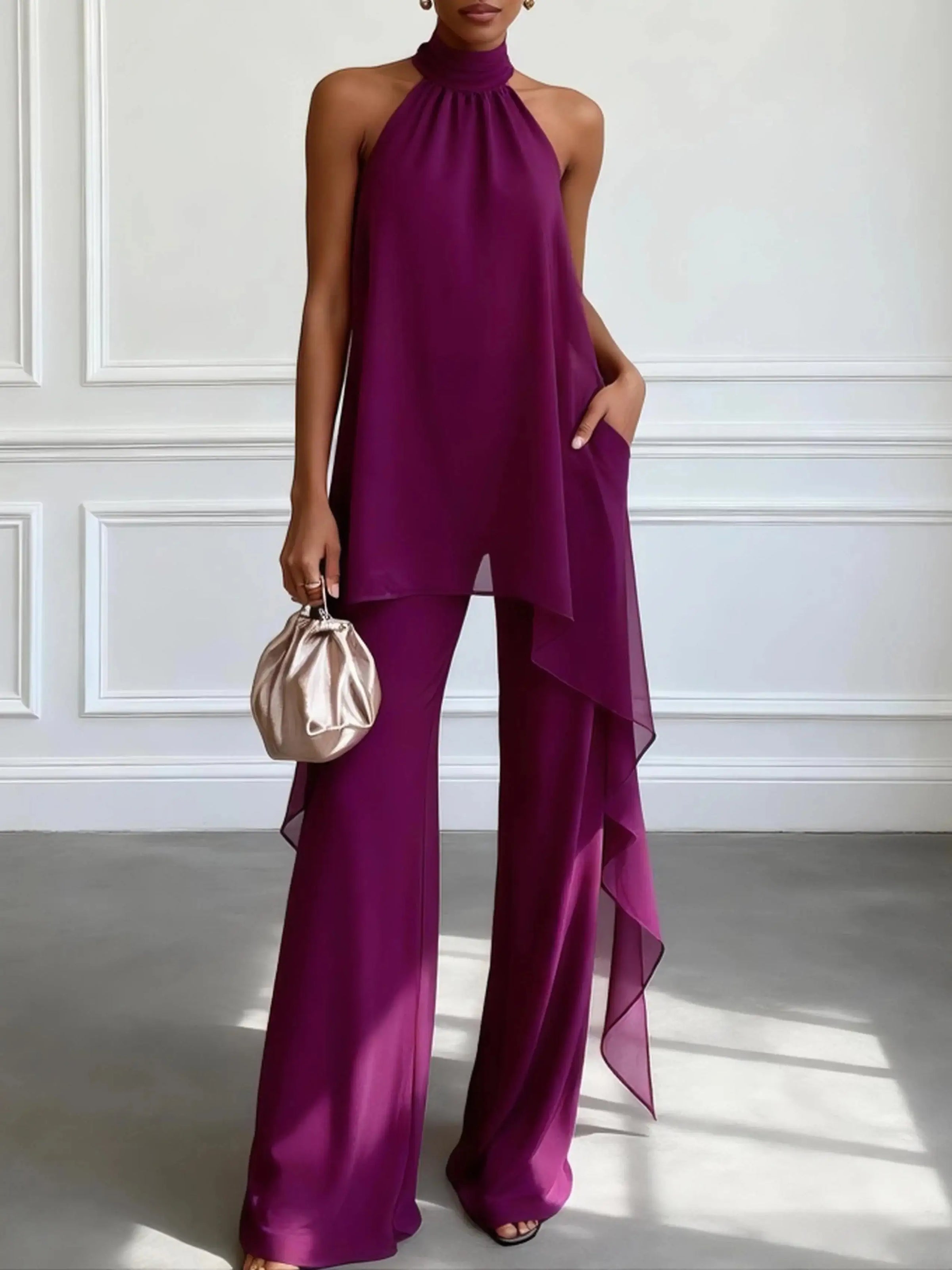 Giorgia | Completo Elegante Collo Halter