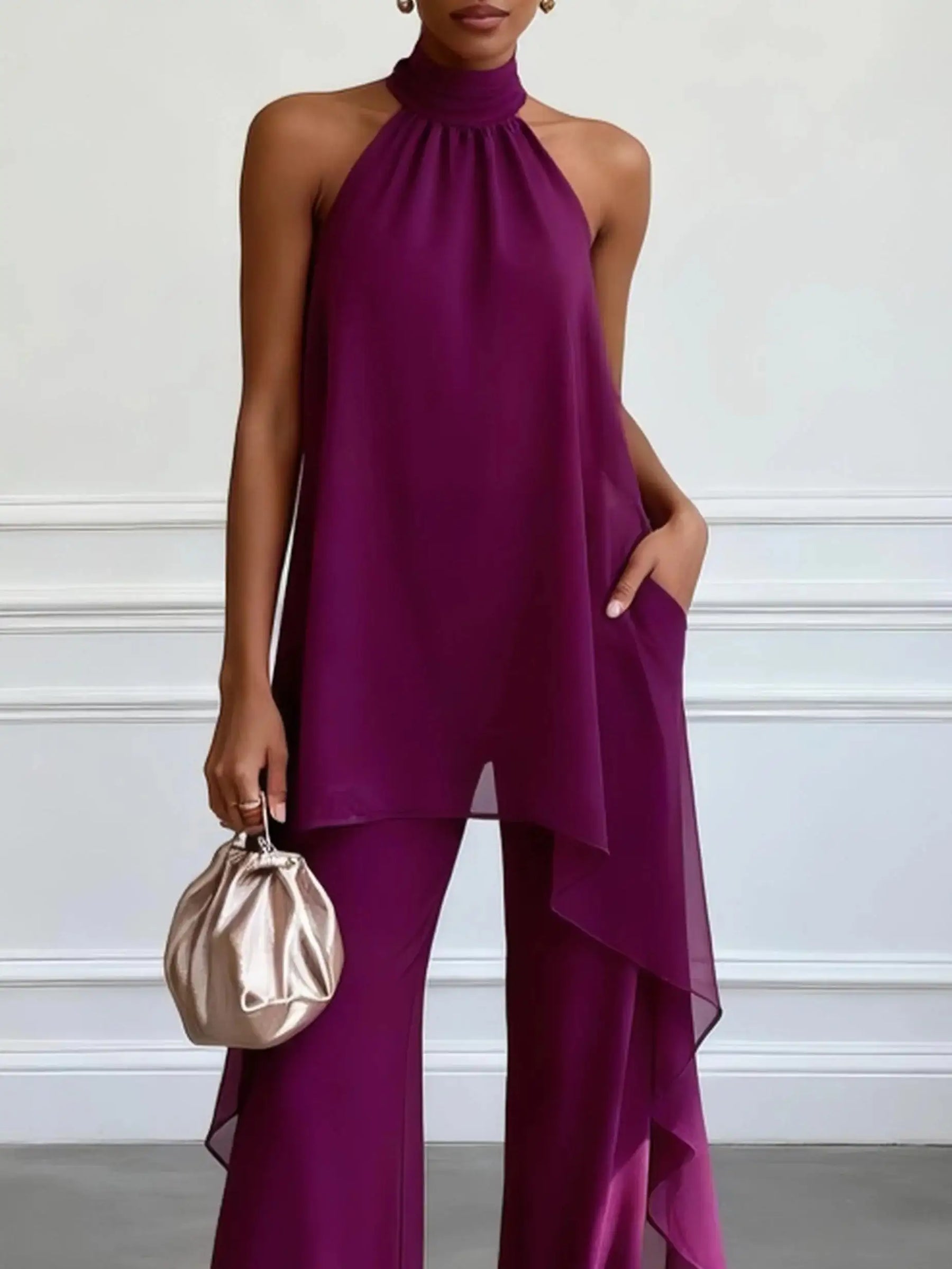 Giorgia | Completo Elegante Collo Halter