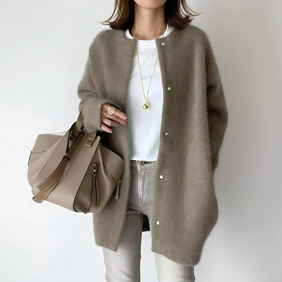 Whitney | cardigan elegante con bottoni