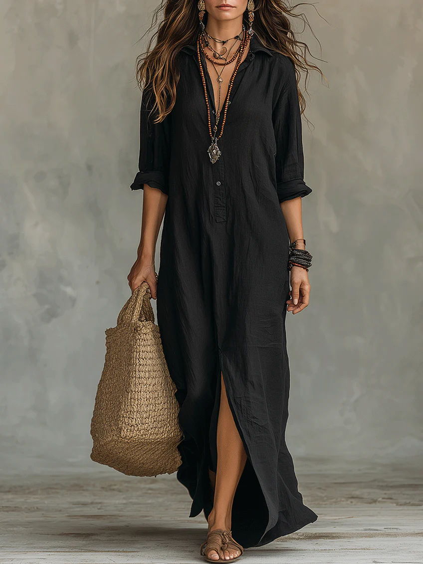 Alessia | Abito Maxi Boho Chic