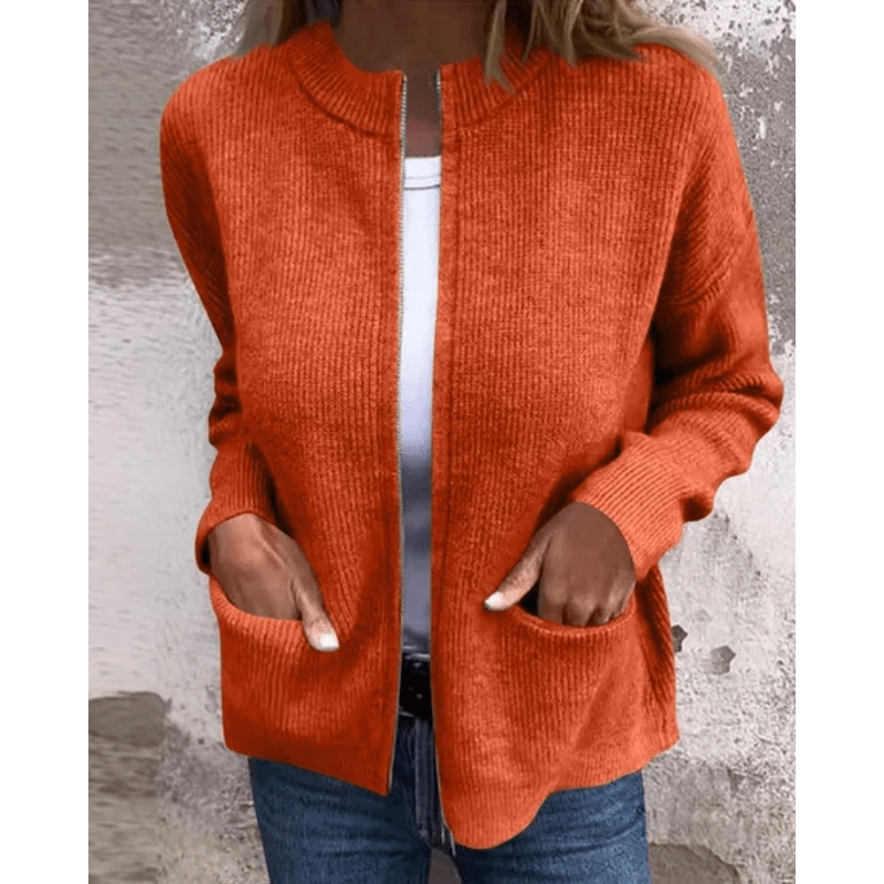 Almira | Cardigan Casual con Tasche Laterali