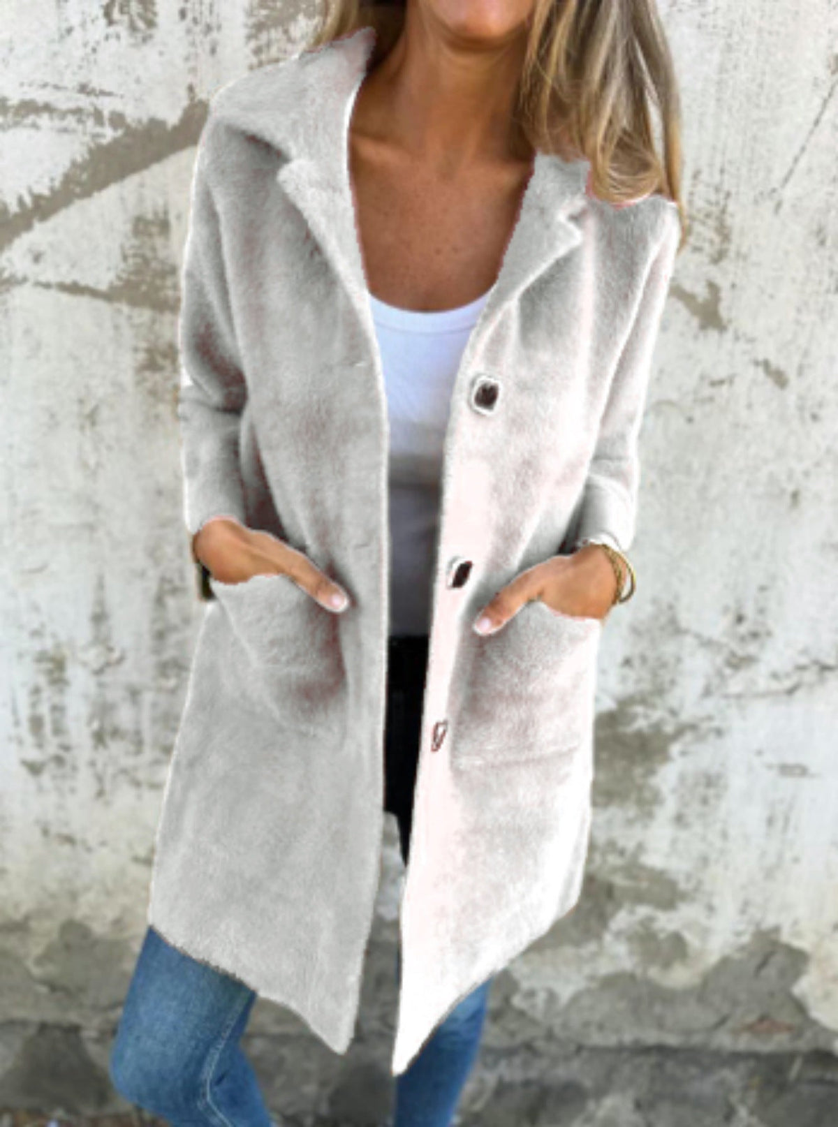 Marce | Cappotto Elegante a Maglia Grossa