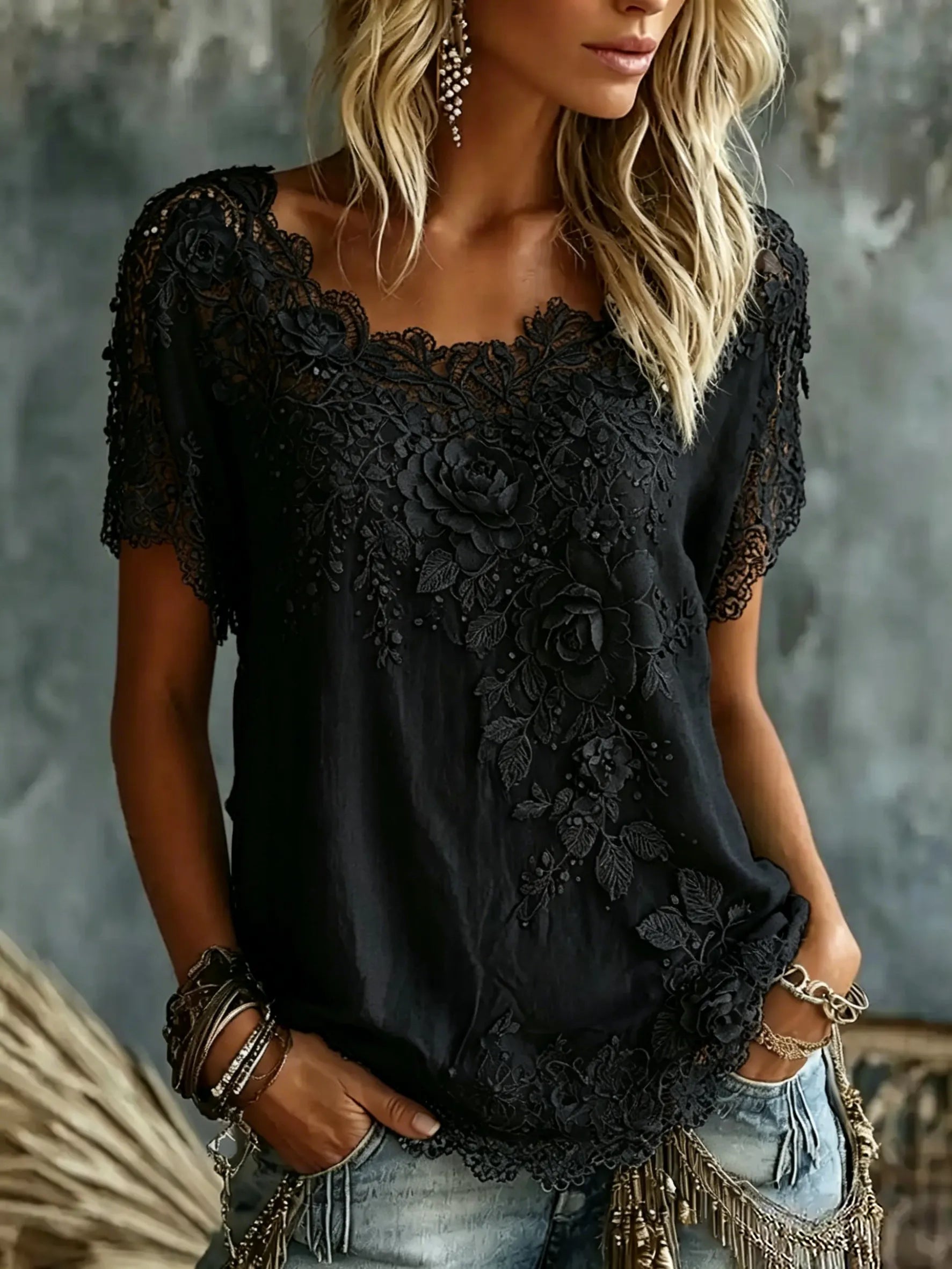Patrizia | Blusa Floreale Elegante
