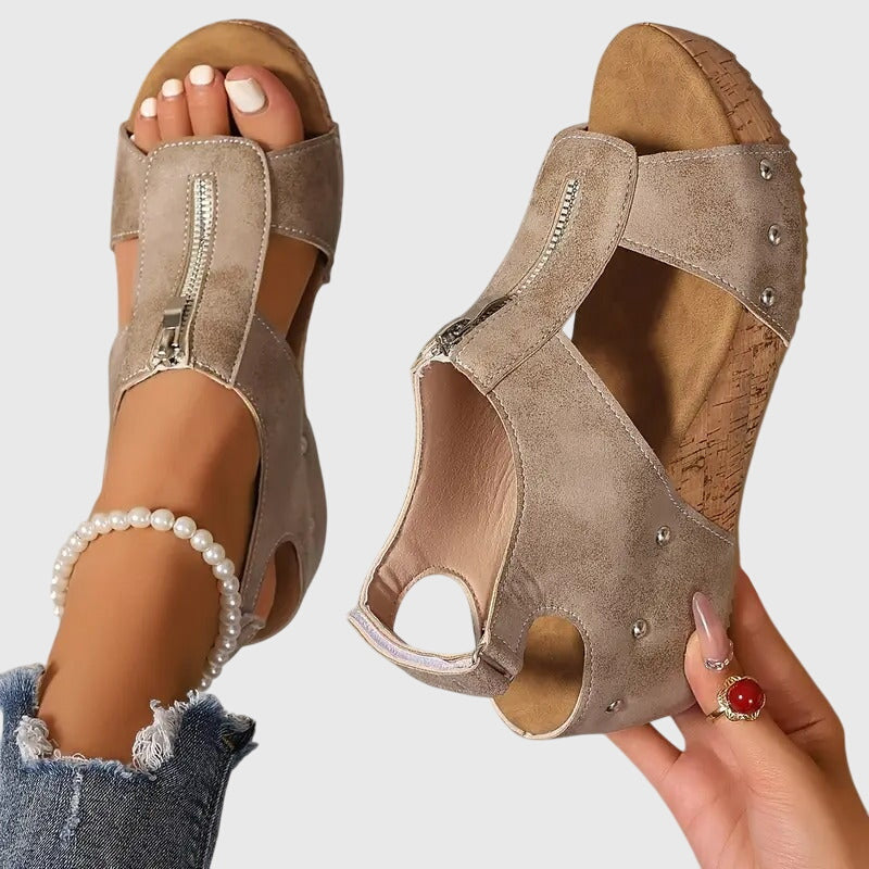 Samira | Sandali Comfort con Zip