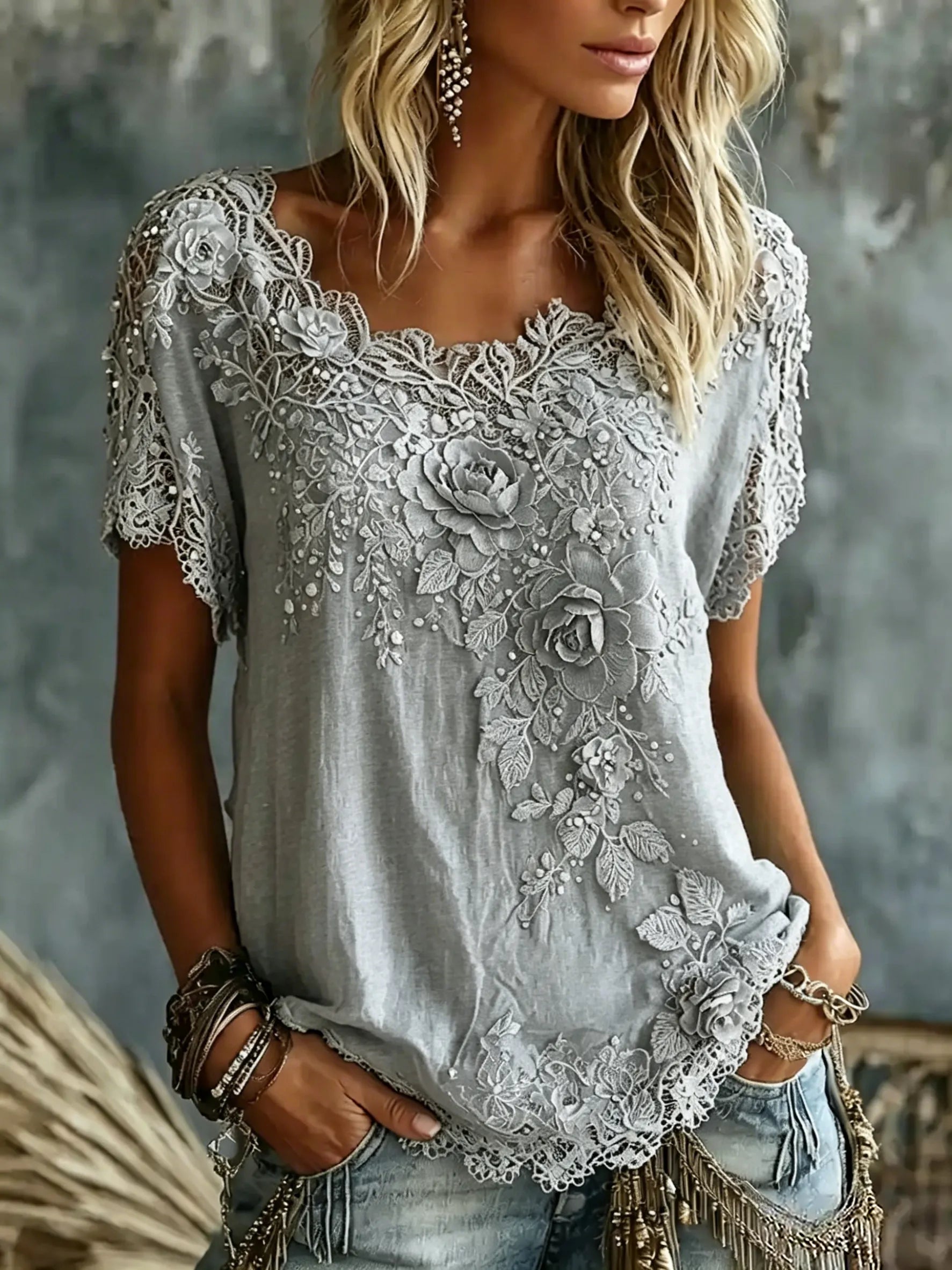 Patrizia | Blusa Floreale Elegante
